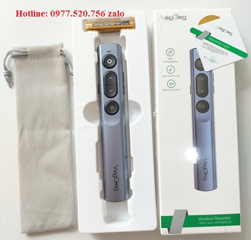 Bút trình chiếu laser thuyết trình Veggieg V-LP002